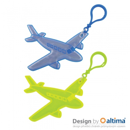 3M reflexný prívesok - Lietadlo - spĺňa  EN 13356 | EN 17353